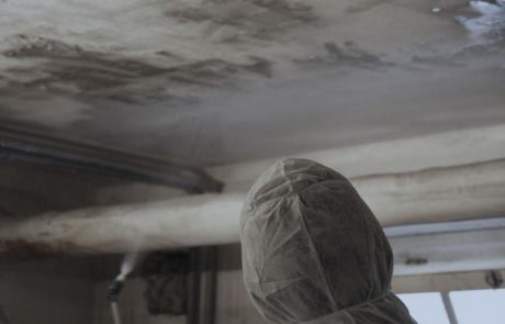 ocieplanie stropów piwnic metodą natrysku Cafco Therm