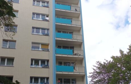 remonty balkonów, loggii, wymiana balustrad