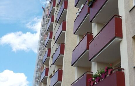 remonty balkonów, loggii, wymiana balustrad